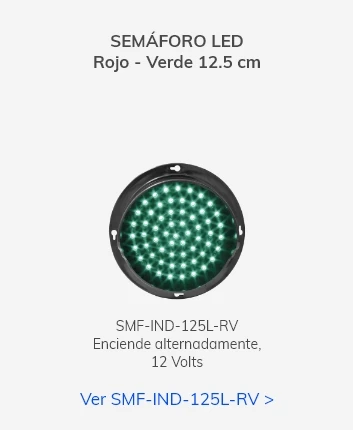 Semáforo LED SMF-IND-125L-RV