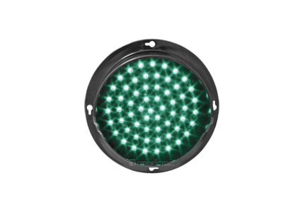 Semáforo LED Industrial Rojo-Verde 12.5 cm. - SMF-IND-12L-XF